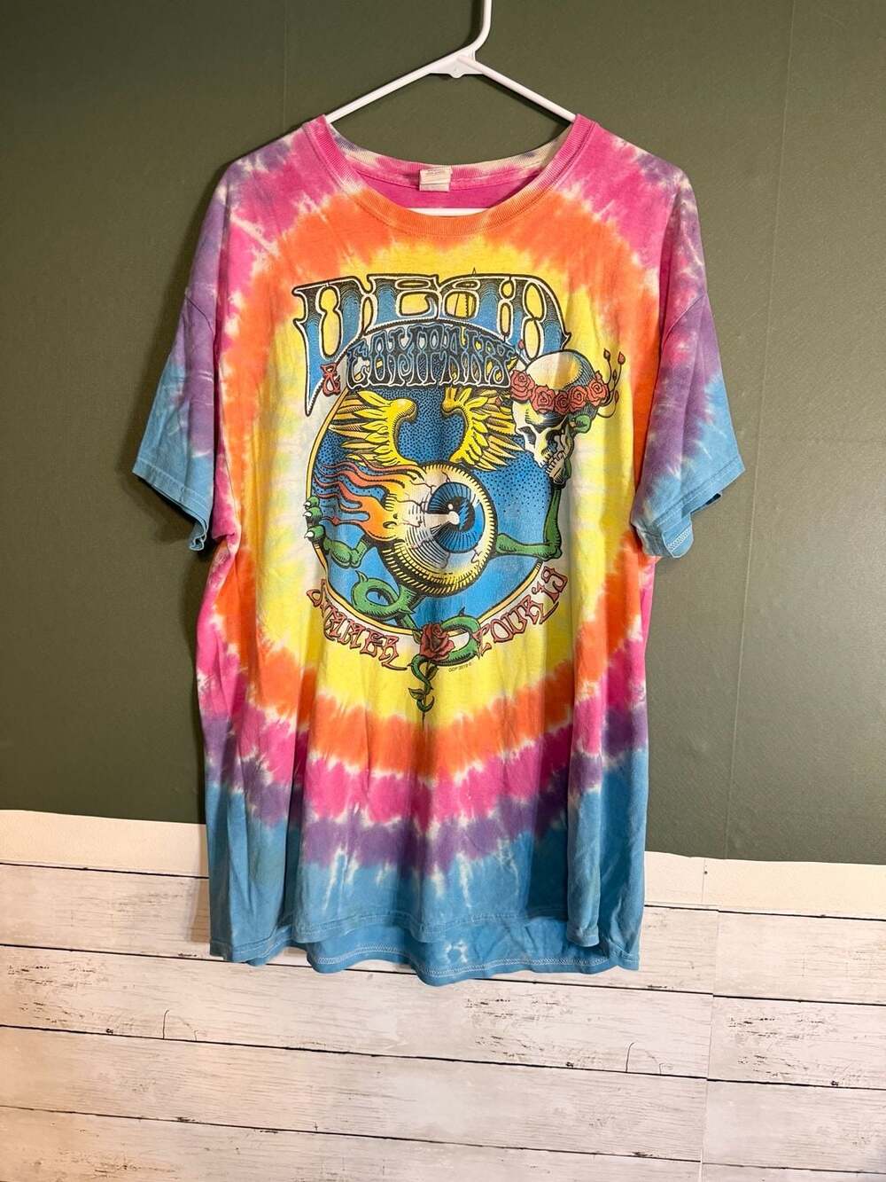 Dead & Company Summer Tour 2019 Tie Dye T-Shirt XL